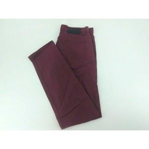 CALVIN KLEIN JEANS MENS ROCKER SLIM FIT SIZE 29X32 ZIP FLY DARK RED NEW NWT